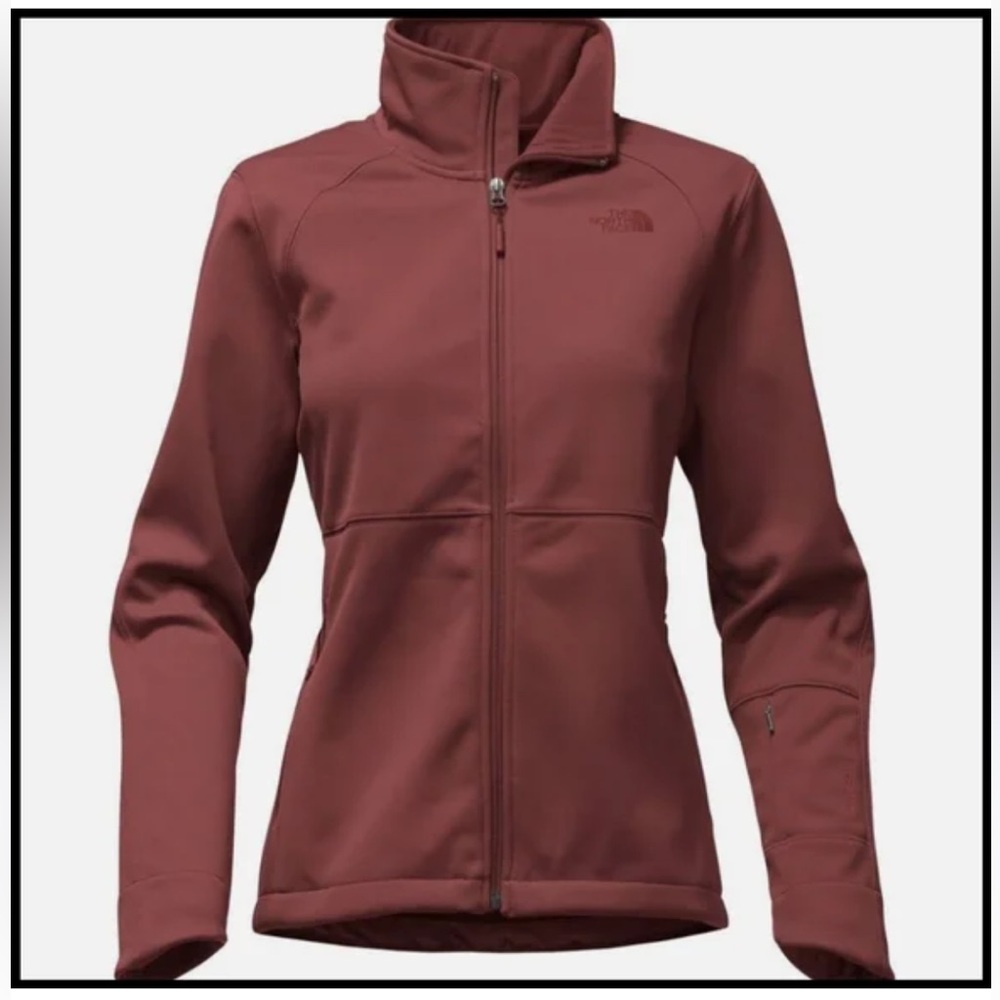 The North Face apex risor wind proof Burgundy Softshell Jacket M
